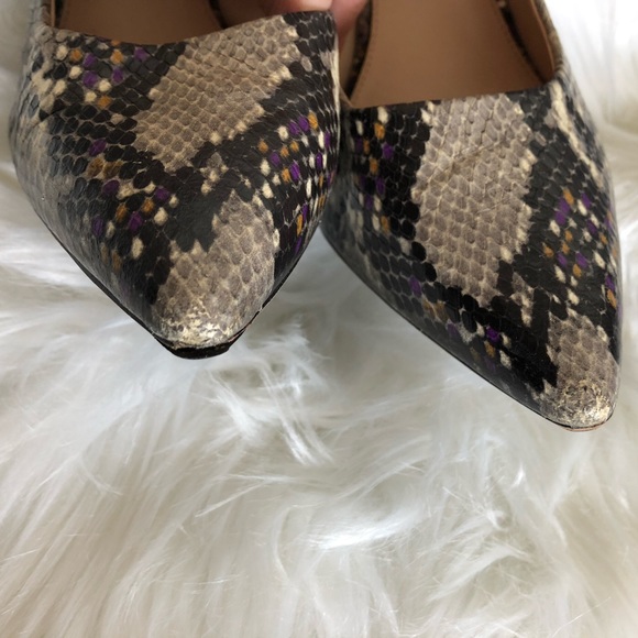 Vince Camuto leather heels snake like - Picture 8 of 17